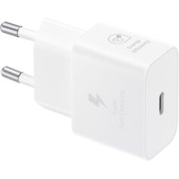 Samsung nabíjecí adaptér USB-C (25W) bílý bez kabelu v balení