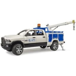 Bruder 2509 Terénní auto RAM s otočným majákem a hydraulickou rukou