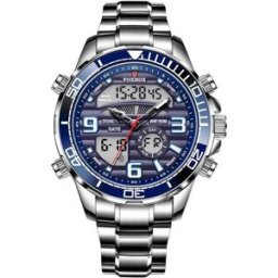 Lige Man digitální steel FB 0007-2 modré