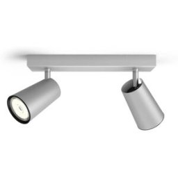 Philips Paisley bodové svítidlo 2 × GU10 5,5 W, bez zdroje, IP20, hliníkové