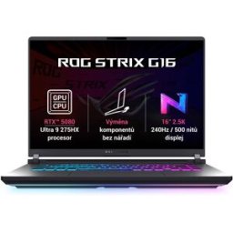 Asus ROG Strix G16 G615LW-NEBULA054 Eclipse Gray kovový