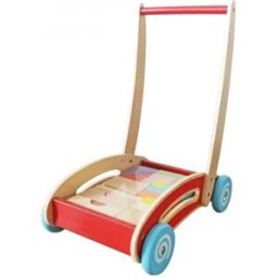 Ahead Dětské dřevěné chodítko s kostkami