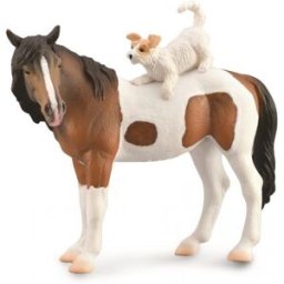 Collecta kůň Klisna a teriér