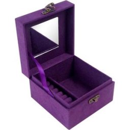 Aga Šperkovnice 12,2 × 12,2 × 8,5 cm fialová