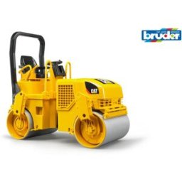 Bruder Konstrukční vozy - CAT válcovací stroj při pokládání asfaltu 1:16