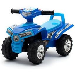 BABY MIX dětské odrážedlo se zvukem čtyřkolka modrá