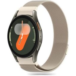 Tech-Protect Milanese na Samsung Galaxy Watch 4 / 5 / 5 Pro / 6 / 7 / FE, starlight