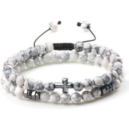 Predator Q1 Pánský náramek křížek - BZB503-2