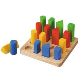 Plan Toys Deska s geometrickými tvary