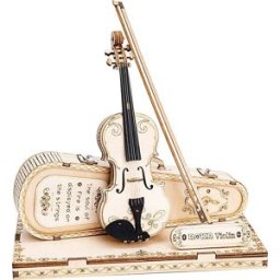 ROBOTIME Rokr 3D dřevěné puzzle Houslové Capriccio 82 dílků