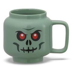 Lego keramický hrnek 255 ml - zelený kostlivec