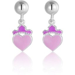 Disney Dětské náušnice Mini Princess stříbrné ES00108SL.CS (Ag 925/1000, 0,98 g)