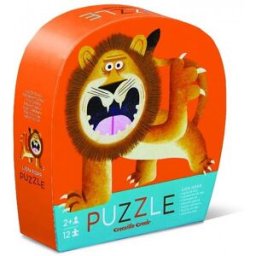 Crocodile Creek Mini puzzle - Lev (12 ks)