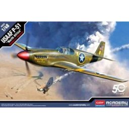 Academy Hobby Model Kit letadlo 12338 - USAAF P-51 "North Africa