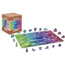 Wooden city Dřevěné puzzle Korálový útes 2v1, 400 dílků eko