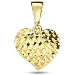 Jan Kos jewellery DIANTE Zlatý přívěsek srdíčko 59642643 (Au 585/1000, 0,93 g)