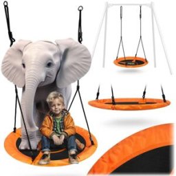 Neo-Sport Čapí hnízdo Swingo XXL 95 cm oranžová