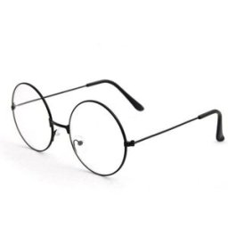 VeyRey Brýle s čirými skly lenonky Batten černé