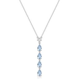 Brosway Fancy Cloud Light Blue FCL110 Náhrdelník (Ag 925/1000, 2,9 g)