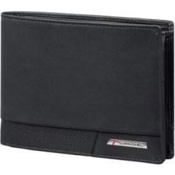 Samsonite PRO-DLX SLG 047, kožená, ležatého formátu, černá