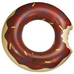 senzanakupy Nafukovací Donut hnědý 1,2 m