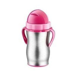 TESCOMA Dětská termoska s brčkem BAMBINI 300ml, růžová