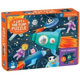 Mudpuppy Puzzle - Lift-the-flap - Startujeme (12 ks)
