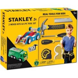 Stanley Jr.U003-K02-T06-SY Sada 2 ks autíček a 5 kusů nářadí.