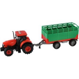 Teddies Traktor Zetor s vlekem