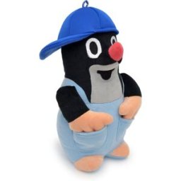 Moravská ústředna Krtek 26cm v kalhotkách, kšiltovka modrá