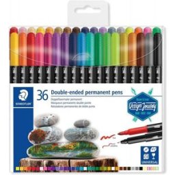 Staedtler Twin-tip 0,4/2,0 mm permanentní, oboustranný, 36 barev