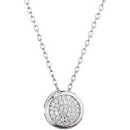 EVOLUTION GROUP 12061.1 crystal zircon AG náhrdelník (AG 925/1000; 2,5g)