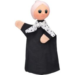 Moravská ústředna Babička 28cm, maňásek kolekce L