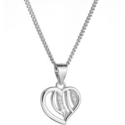 EVOLUTION GROUP 12074.1 crystal zircon AG náhrdelník (AG 925/1000; 2,5g)