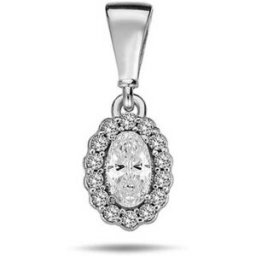 Jan Kos jewellery DIANTE Zlatý přívěsek s bílým kamenem 59642682 (Au 585/1000, 0,58 g)
