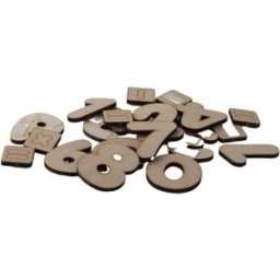 T-WOOD s.r.o. T-Wood Doplňková sada k Hracím stěnám - Čísla a znaky