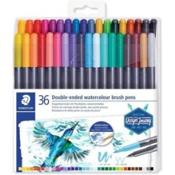 Staedtler Marsgraphic Duo štětcové 36 barev