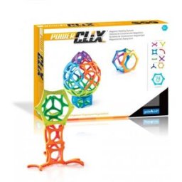 GuideCraft Magnetická stavebnice PowerClix Organics set 74 ks