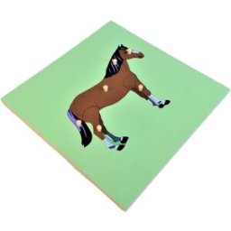 Moyo Montessori Puzzle s kostrou - kůň