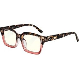 GLASSA Blue Light Blocking Glasses PCG 014, +3,00 dio, červený vzor