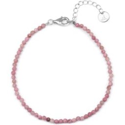 Agato Minerální náramek s rodonitem POL-B01/21L (Ag925/1000, 1,9 g)