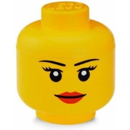 Lego úložná hlava (velikost S) - dívka