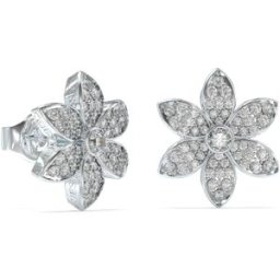Guess Náušnice White Lotus JUBE04145JWRHT/U