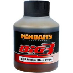 Mikbaits BiG Booster BigB Broskev Black pepper 250ml