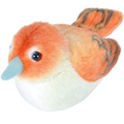 WILD REPUBLIC Plyšový ptáček se zvuky Slavík