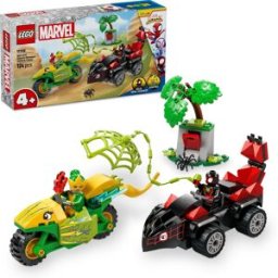 Lego Marvel Spidey a jeho úžasní přátelé 11198 Spin, Electro a honička s dinosauřím vozidlem