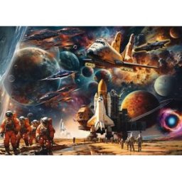 SCHMIDT Puzzle kosmos - Půvab vesmírného cestování: Cesty do vzdálených galaxií 1000 dílků