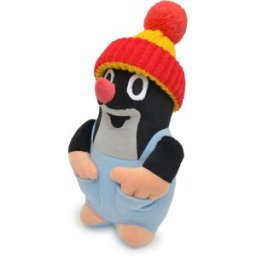 Moravská ústředna Krtek 28cm v kalhotkách, červený kulich