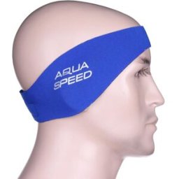 Aqua-Speed Ear Neo Koupací čelenka senior Multipack 4 ks modrá