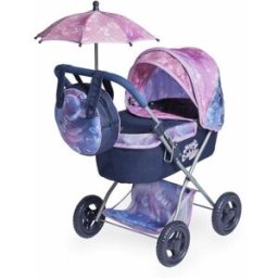 DeCuevas Toys DeCuevas 85076 Skládací kočárek pro panenky se slunečníkem a taškou Magic Bubble 2024 - 60 cm